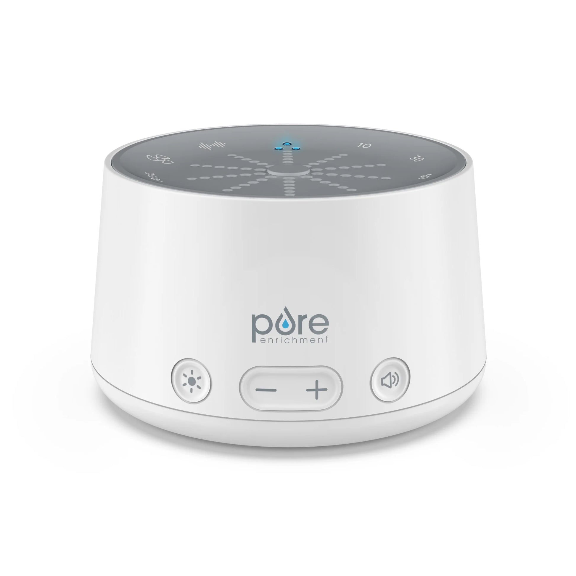 DOZE Sound Machine and Sleep Light - 6 Soothing Sounds, Relaxing Pulse Light, Auto Sleep Timer, and Built-In USB Charger - All-Natural Sleep and Stress Reliever