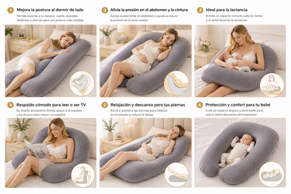 Almohada Corporal Ergonómica U-Comfort™