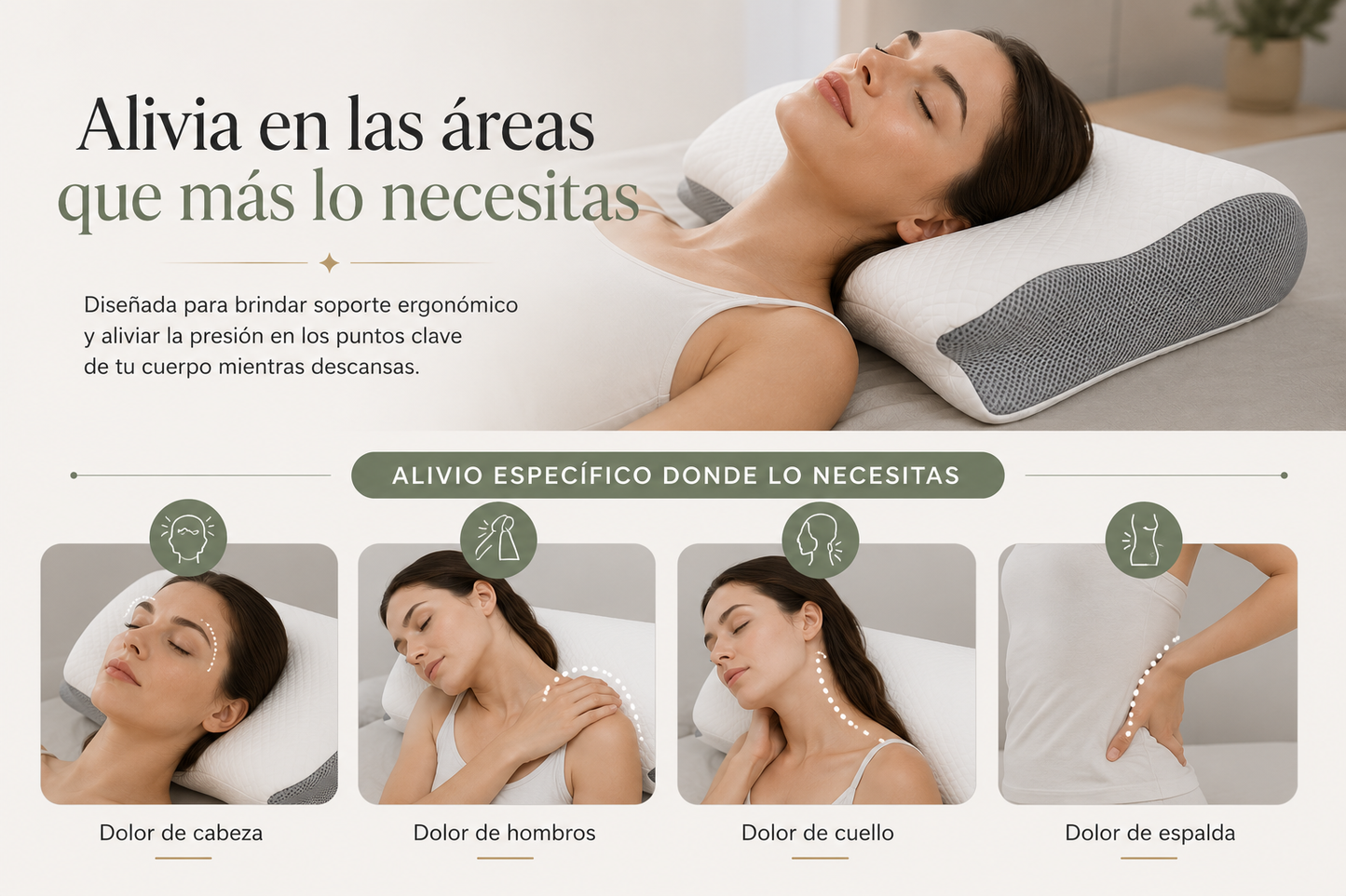 Almohada Ergonómica BeautySleep™